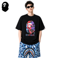 BAPE Multicolor Camo Ape Head Men's T-Shirt - Black