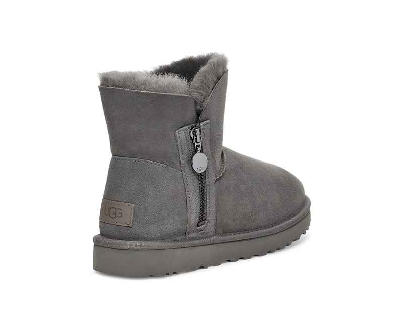 2481 Side-Zip Ankle Boots – Grey (In Stock)