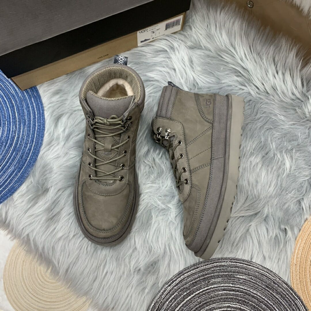 2991 Casual Lace-Up Men’s Boots – Grey (In Stock)