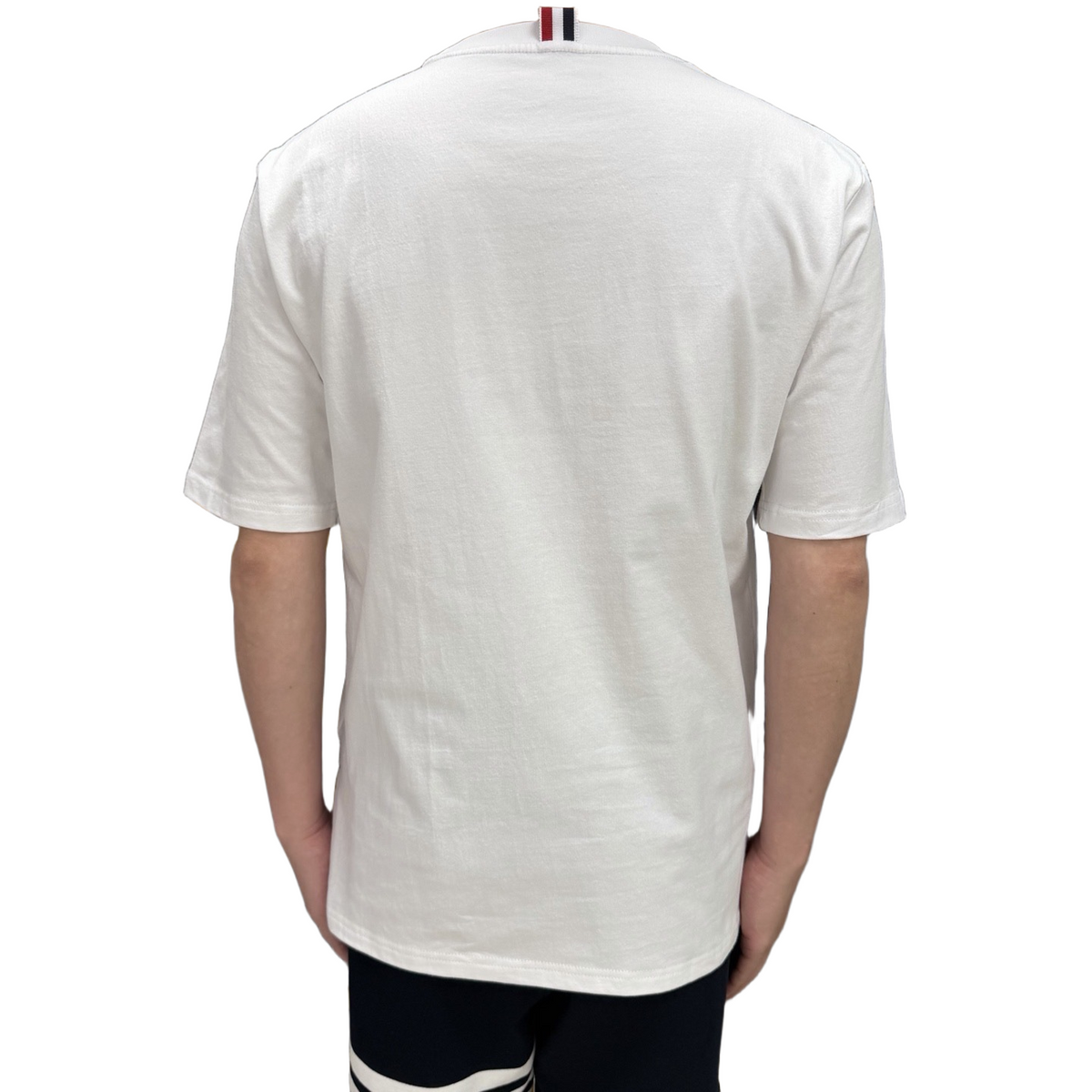 Four-Bar Crew Neck Short Sleeve T-Shirt | Thom Browne