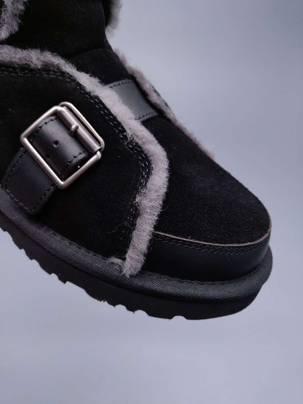 9431 New Edition Moto Shoes – Black Grey (In Stock)