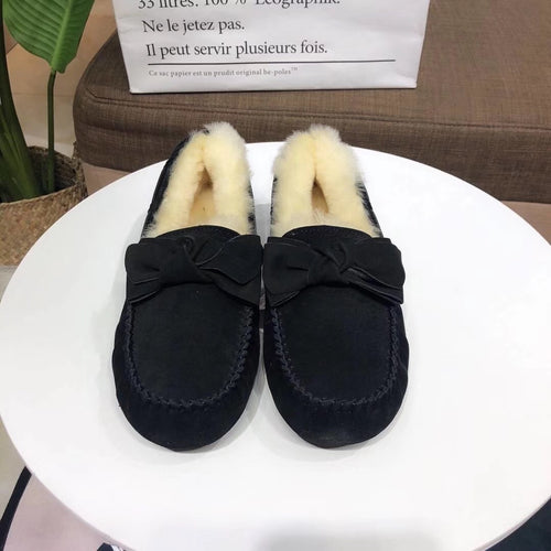 0031 Bow-Tie Driving Loafers – Black