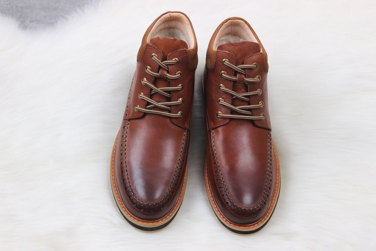 UGG H0716-1 Beckham X Men’s Sheepskin Snow Boots – Chestnut