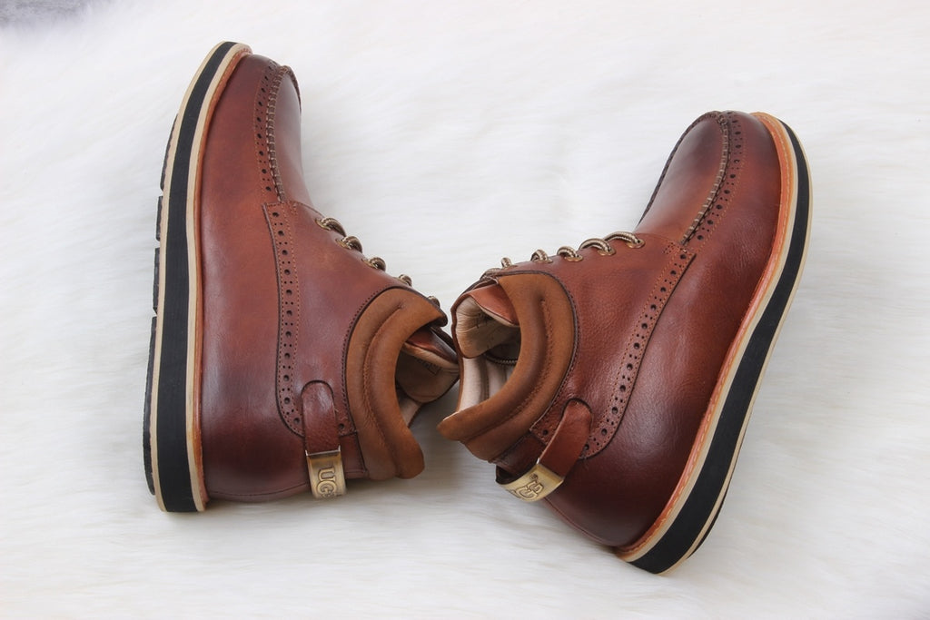 UGG H0716-1 Beckham X Men’s Sheepskin Snow Boots – Chestnut