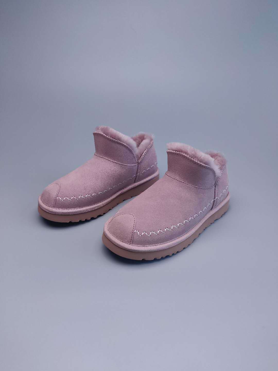 0888 New Style Ankle Boots – Dusty Pink (In Stock)