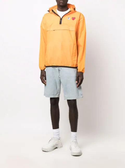 Comme Des Garçons Play x K-Way pullover hooded jacket