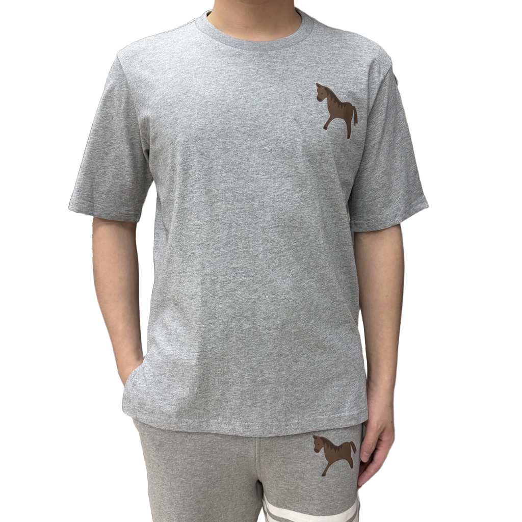 Four-Bar Crew Neck Short Sleeve T-Shirt | Thom Browne