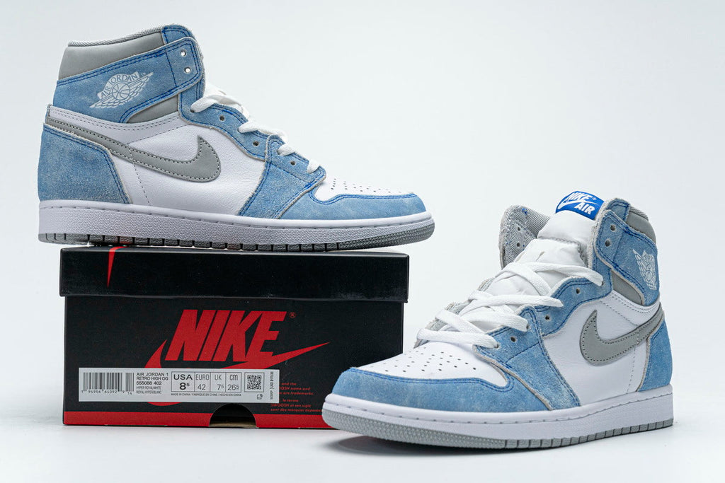 Air Jordan 1 Retro High Hyper Royal Smoke Grey Reps Sneaker 555088-402