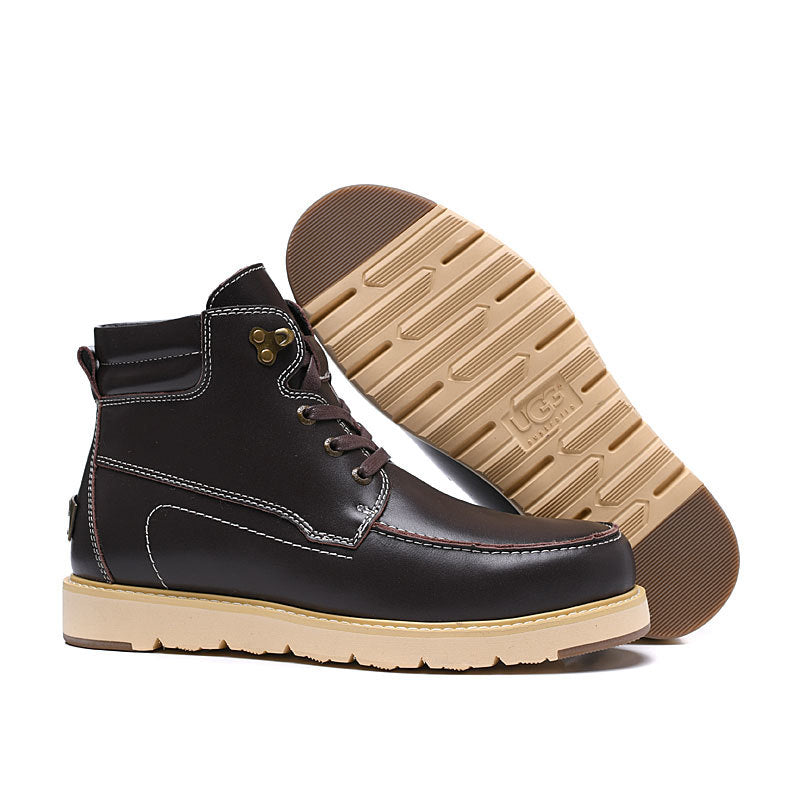 6026 Men's Leather Shoes – Chocolate