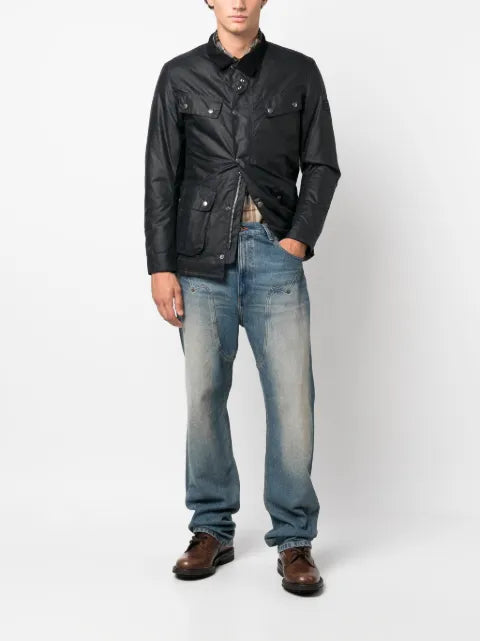 Barbour International Dude Waxed military jacket