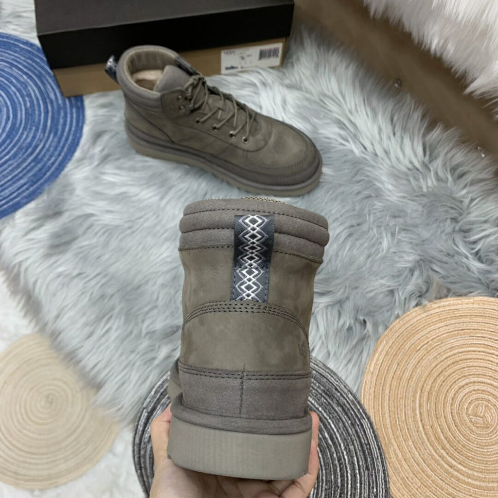 2991 Casual Lace-Up Men’s Boots – Grey (In Stock)