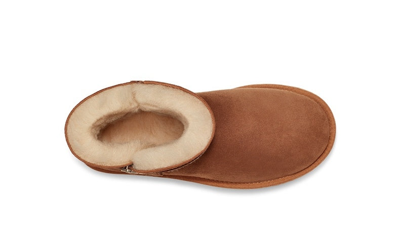 2481 Side-Zip Ankle Boots – Chestnut (In Stock)