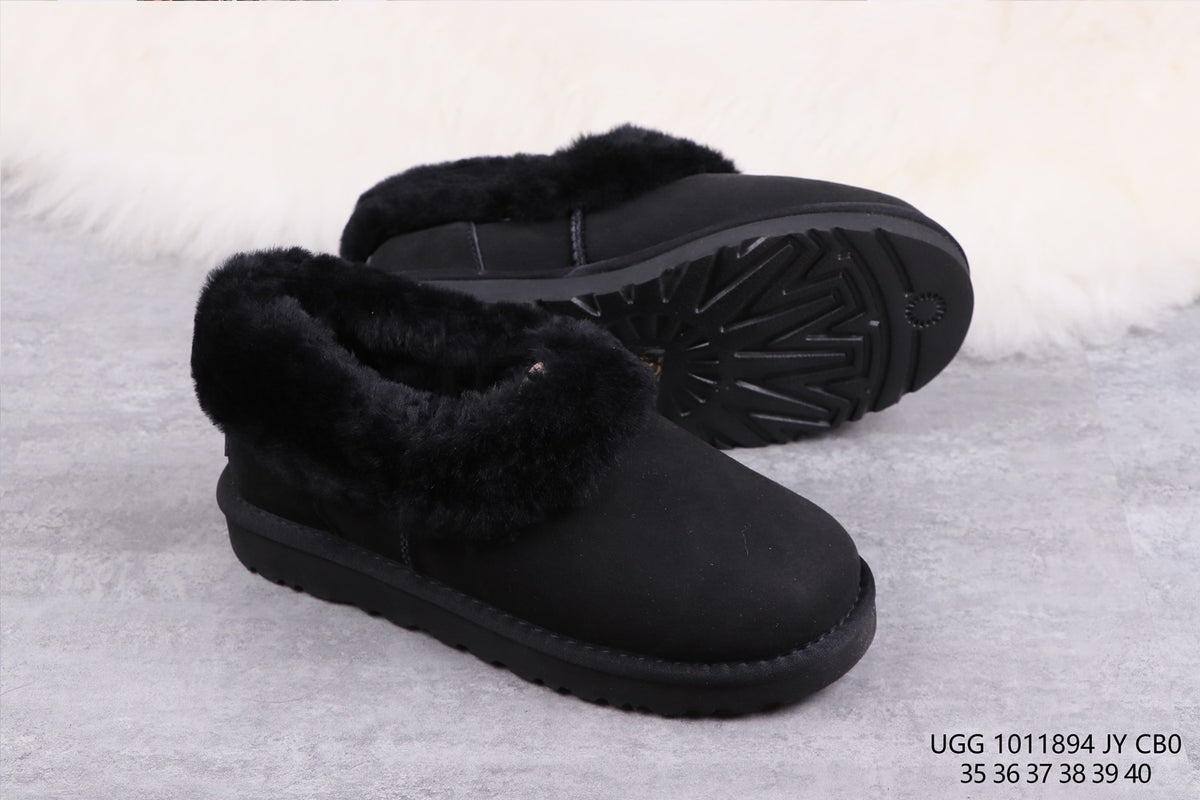 1894 Women’s Casual Home Slippers – Black (In Stock)