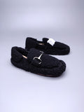 9727 Teddy Curly Loafers – Black (In Stock)