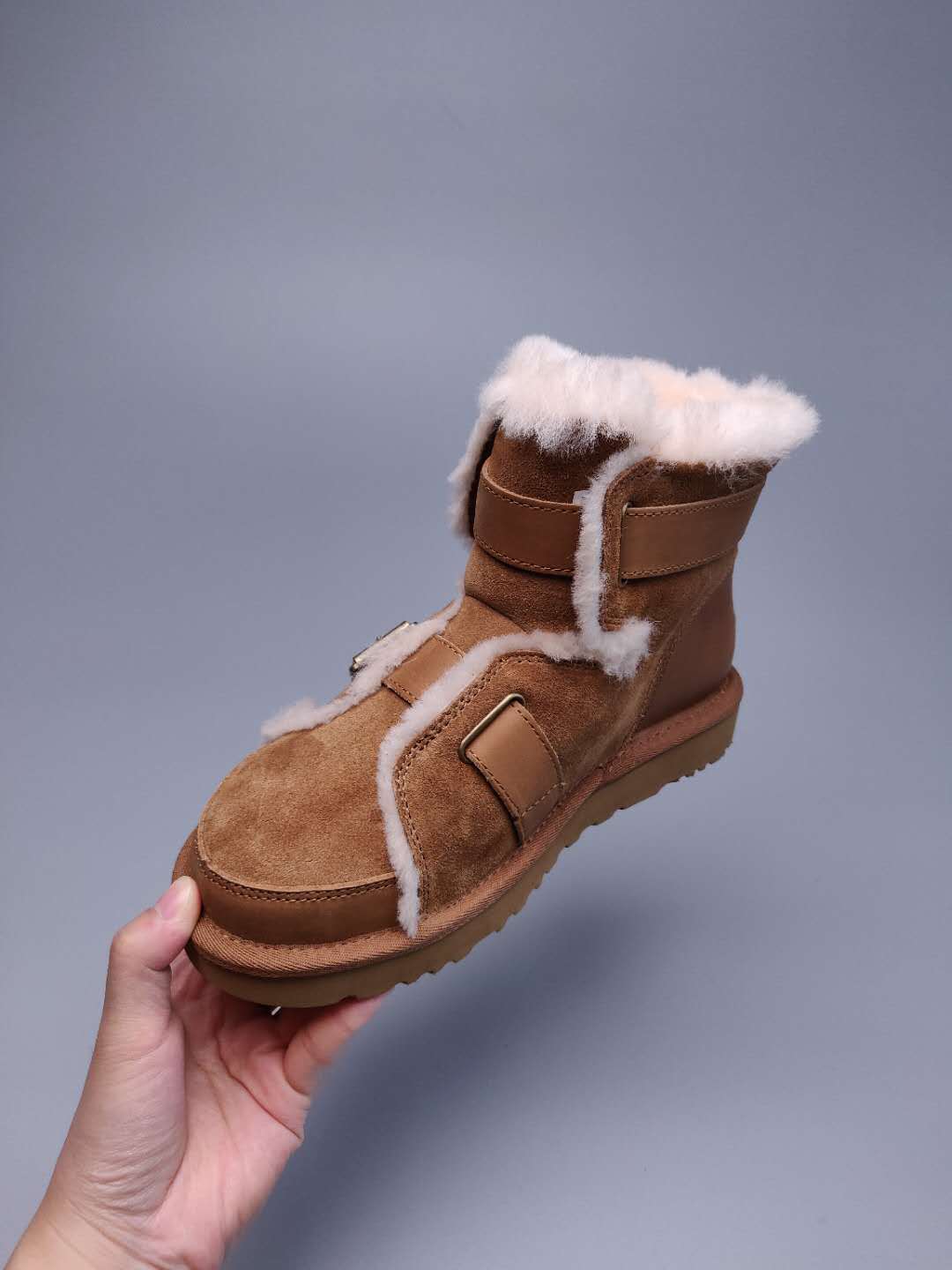 9431 New Edition Moto Shoes – Chestnut (In Stock)