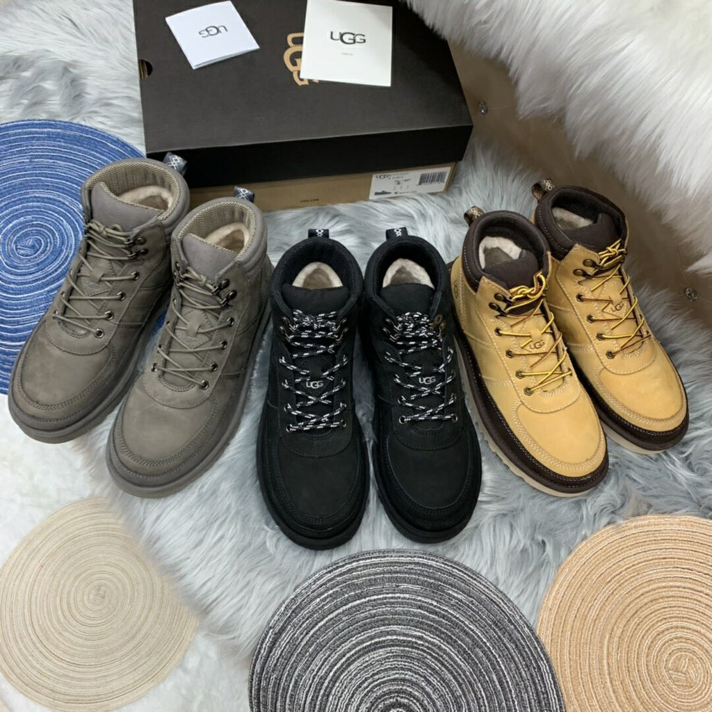 2991 Casual Lace-Up Men’s Boots – Grey (In Stock)