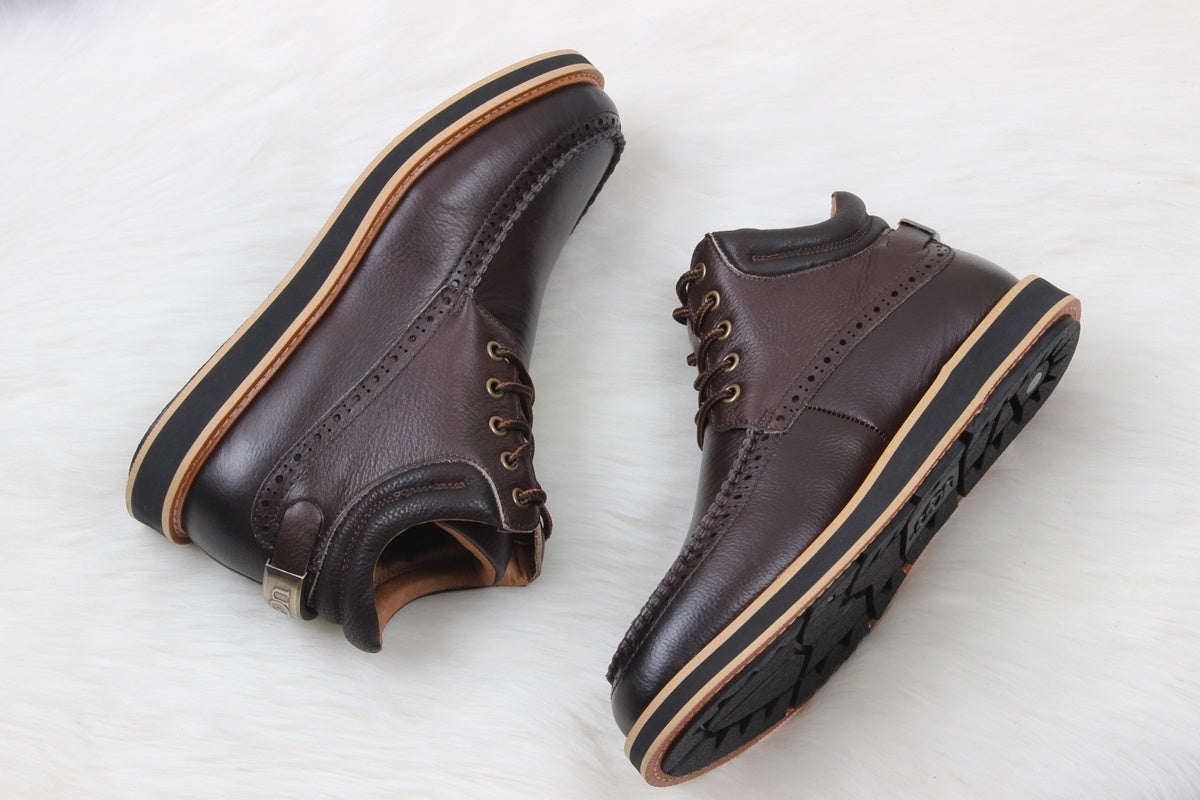UGG H0716-1 Beckham X Men’s Sheepskin Snow Boots – Coffee Brown