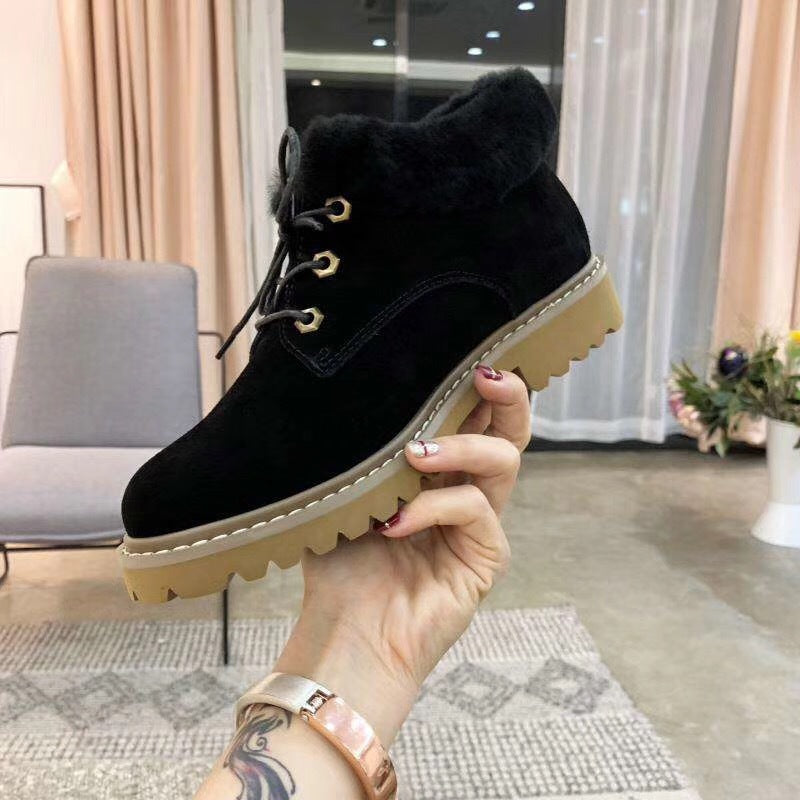 168 Lace-Up Martin Boots – Black