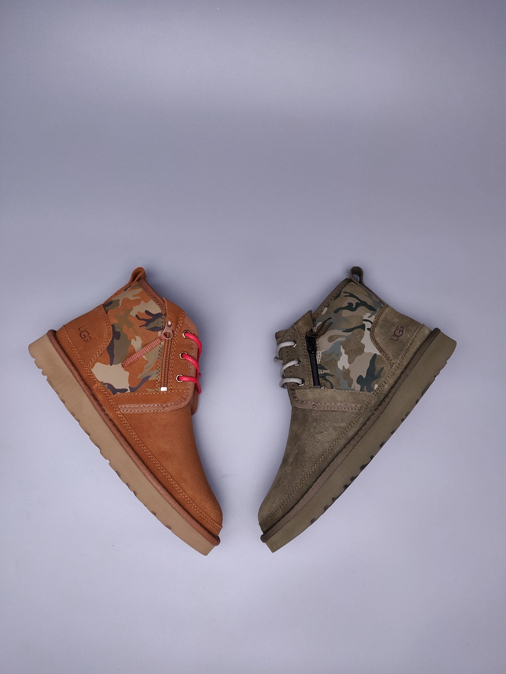4193 Color-Block Camo Men’s Boots – Army Green (In Stock)