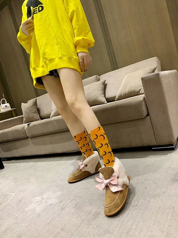7888 Daisy Chain Ribbon Boots – Chestnut (In Stock)