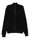 Paul & Shark ribbed zip-up sweater