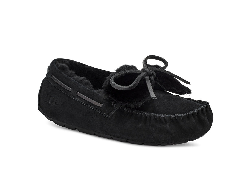 8913 Double Bow Loafers – Black (In Stock)