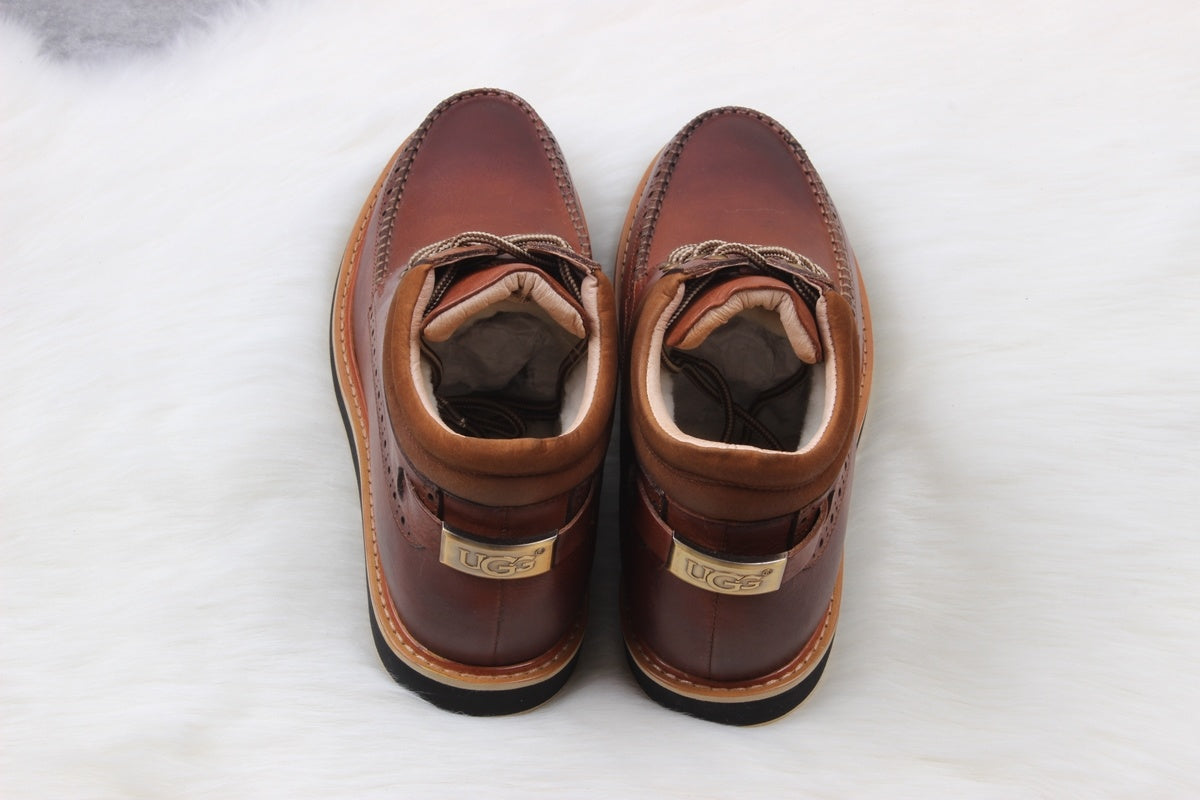 UGG H0716-1 Beckham X Men’s Sheepskin Snow Boots – Chestnut