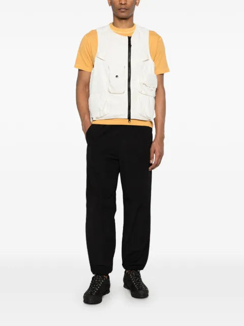 Stone Island g100006 cotton nylon micro ripstop vest