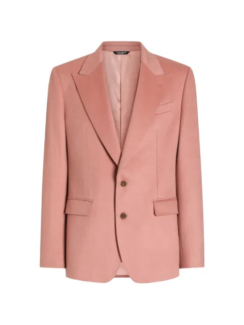 Dolce & Gabbana Sicilia light single-breasted cashmere jacket