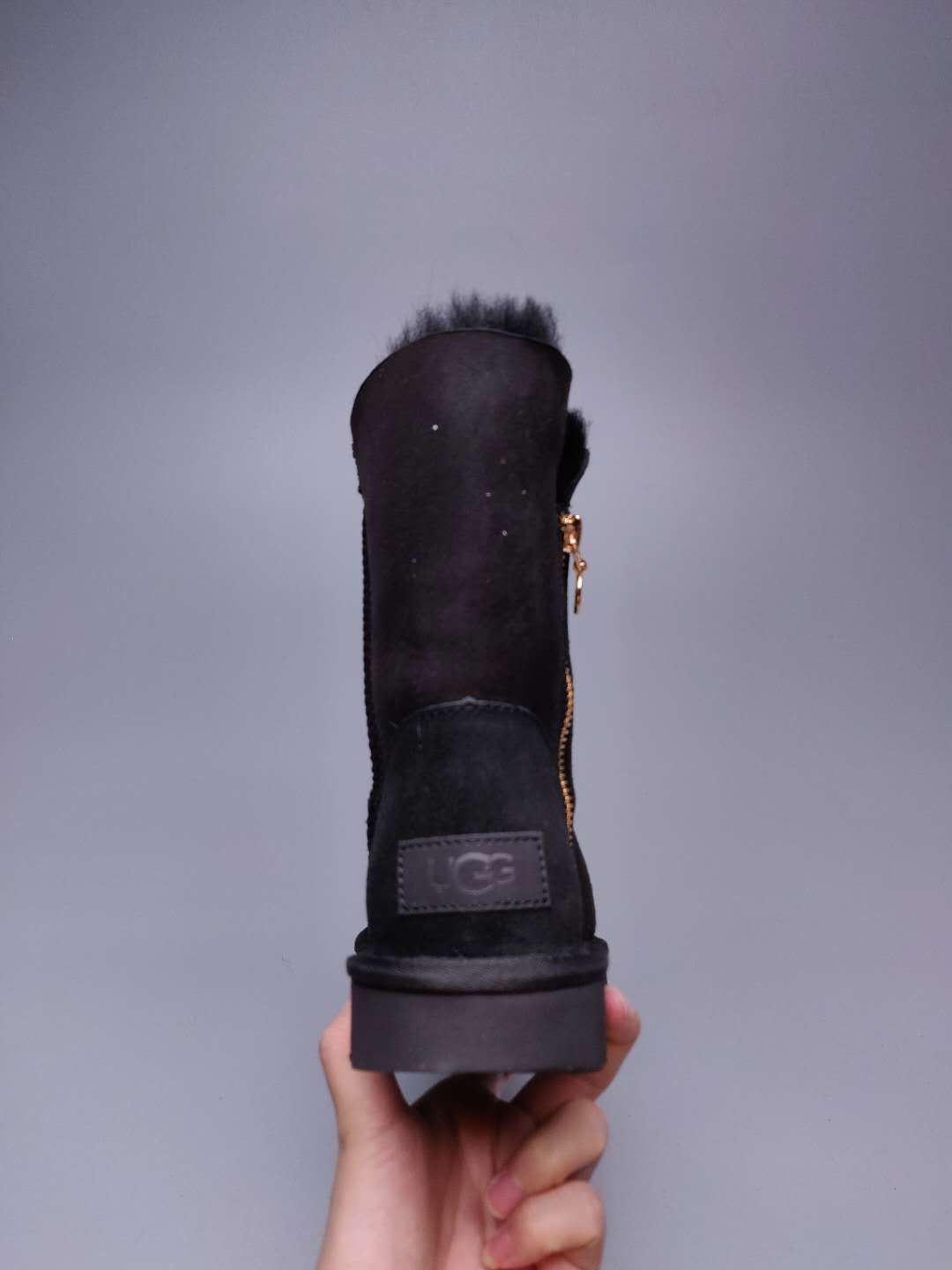 2480 Side-Zip Mid-Calf Boots – Black (In Stock)