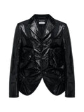 Comme des Garçons Homme Plus ruched-detail blazer