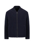 Harris Wharf London bouclé-knit bomber jacket