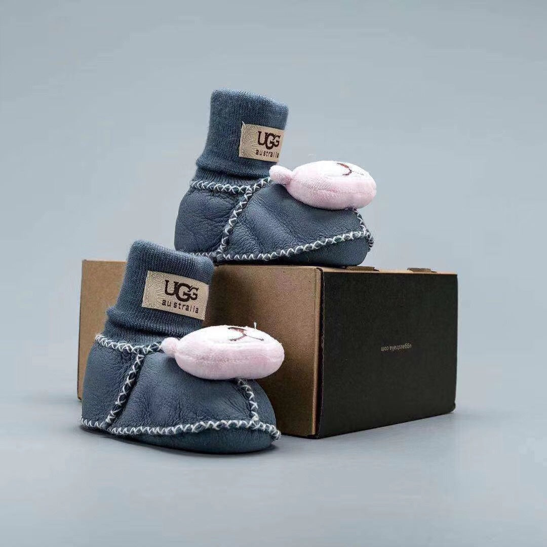 UGG Style Baby Shoes – Genuine Sheepskin Fur-Lined | 23 Colors