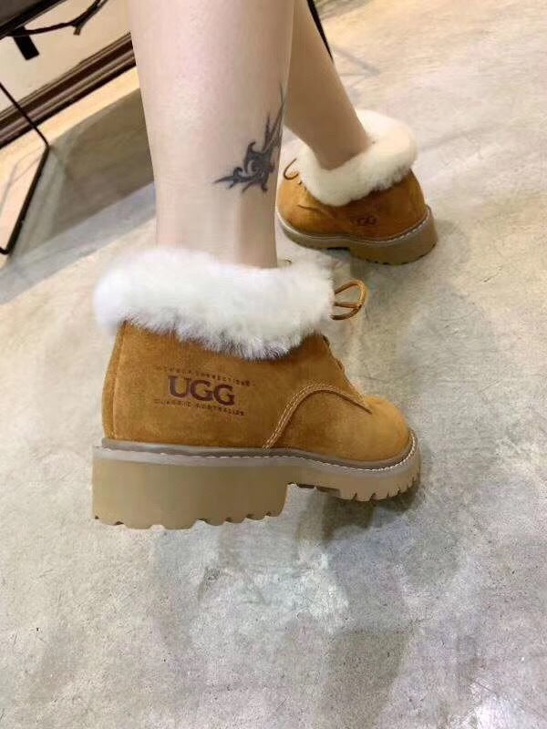 168 Lace-Up Martin Boots – Chestnut