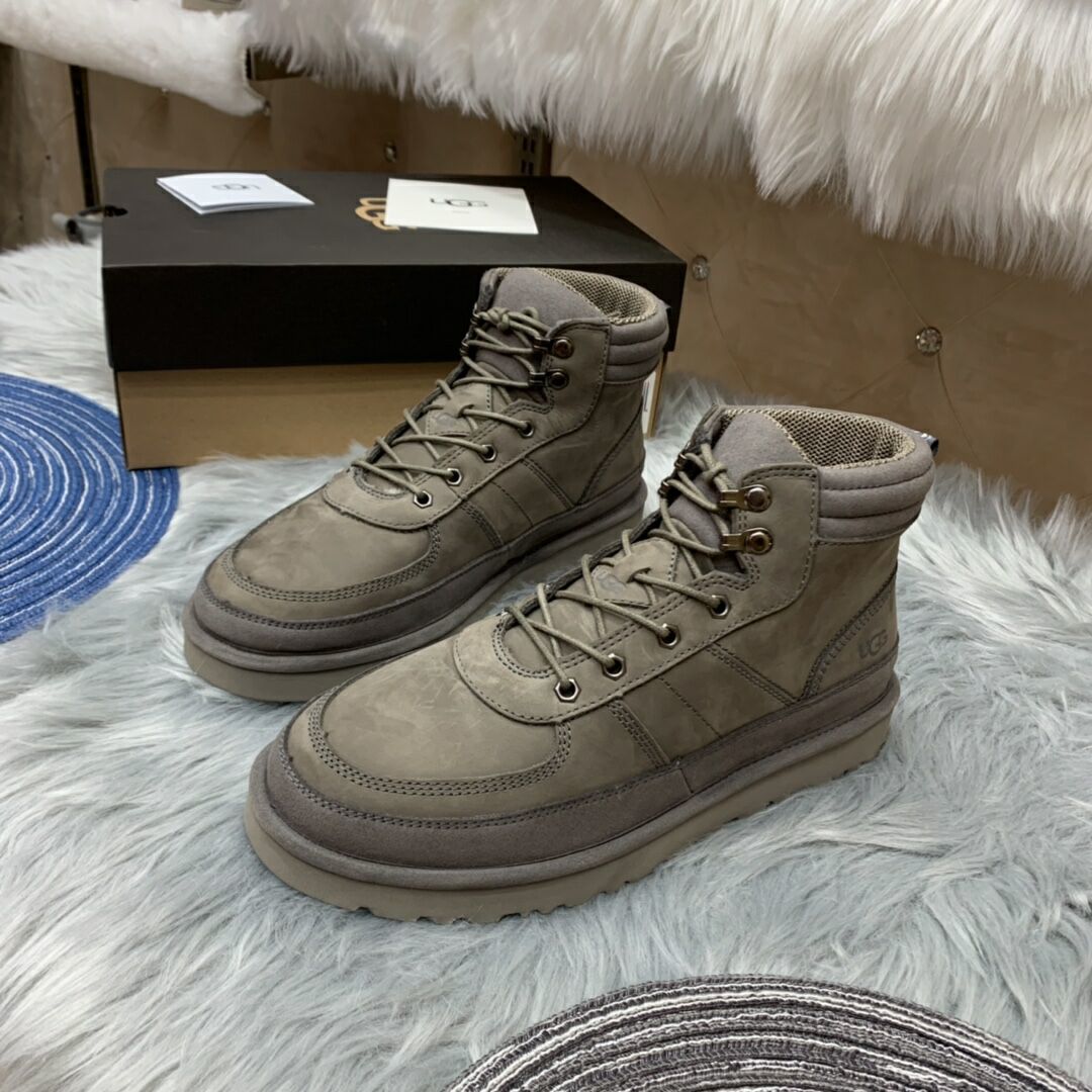 2991 Casual Lace-Up Men’s Boots – Grey (In Stock)
