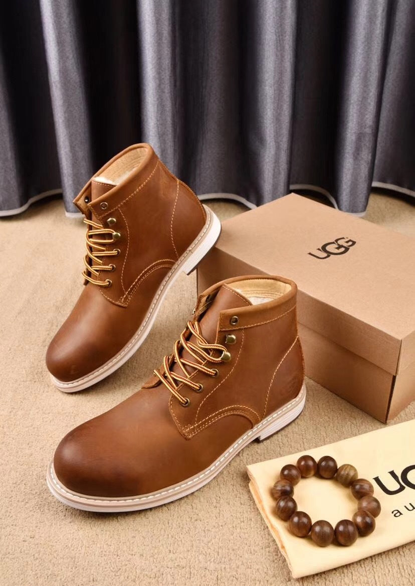 8727 Leather Shoes – Grimsun Series (Chestnut)