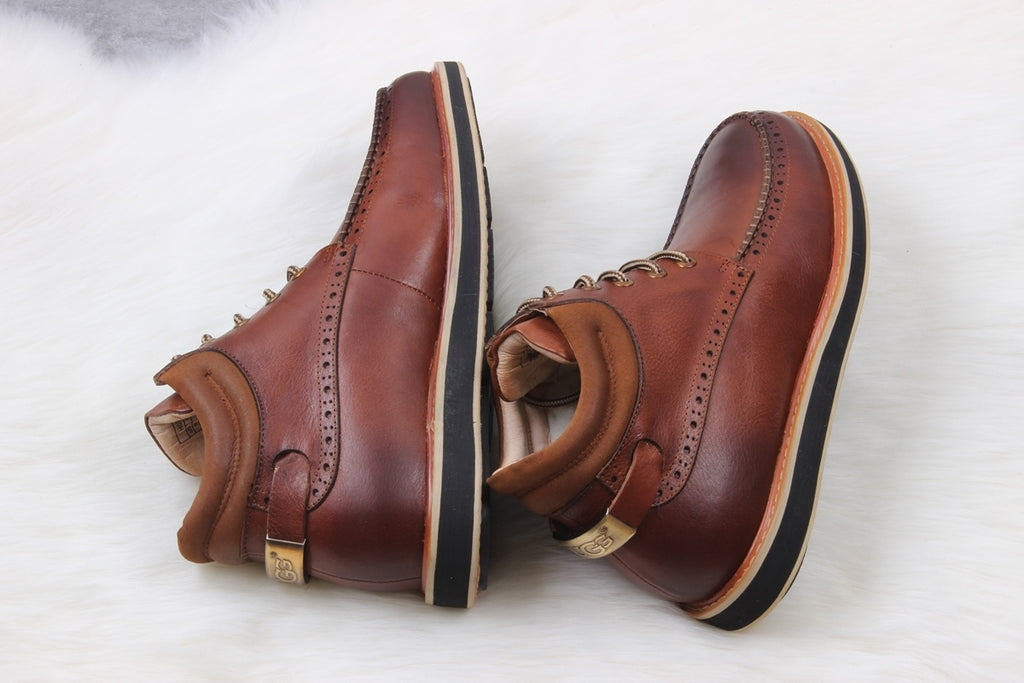 UGG H0716-1 Beckham X Men’s Sheepskin Snow Boots – Chestnut