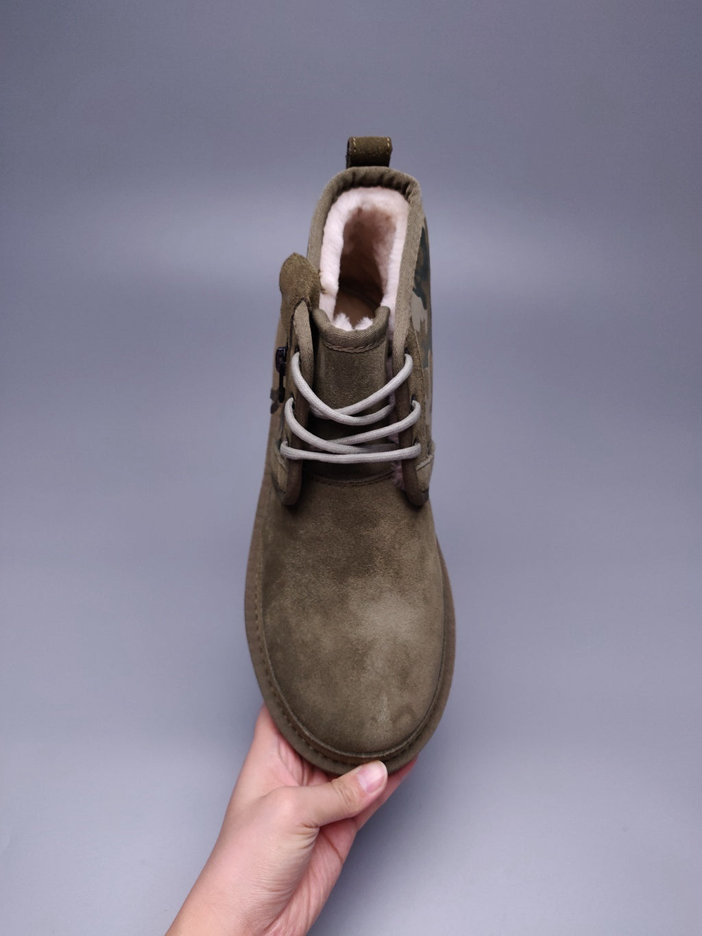 4193 Color-Block Camo Men’s Boots – Army Green (In Stock)