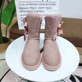 6186 Premium Fur-Lined Shoes – Dusty Pink