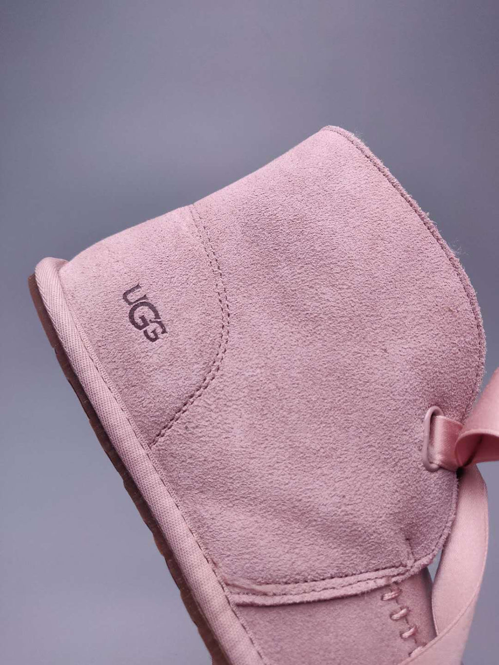 9934 Lace-Up Boots – Dusty Pink (In Stock)