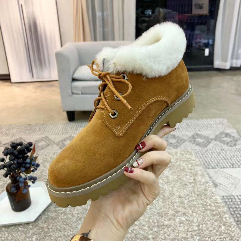 168 Lace-Up Martin Boots – Chestnut