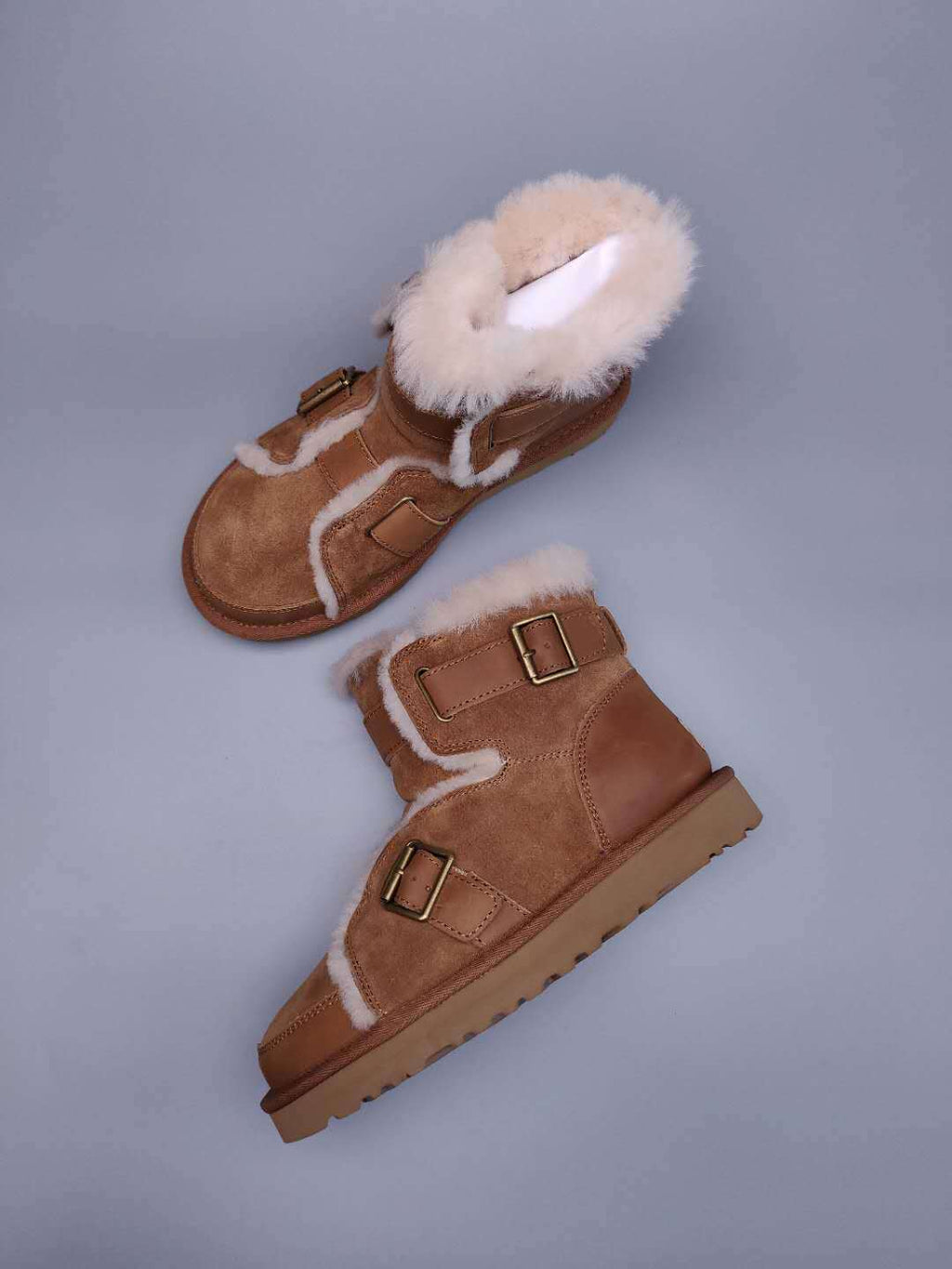9431 New Edition Moto Shoes – Chestnut (In Stock)