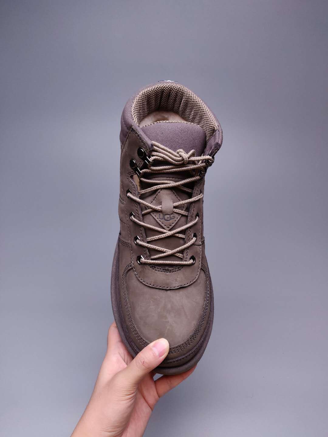 2991 Casual Lace-Up Men’s Boots – Grey (In Stock)