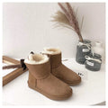 3130 Chic Bow Ankle Boots – Chestnut
