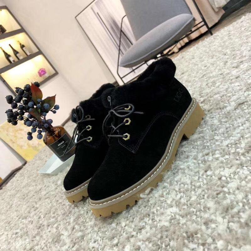 168 Lace-Up Martin Boots – Black