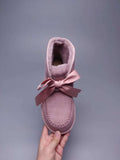 9934 Lace-Up Boots – Dusty Pink (In Stock)