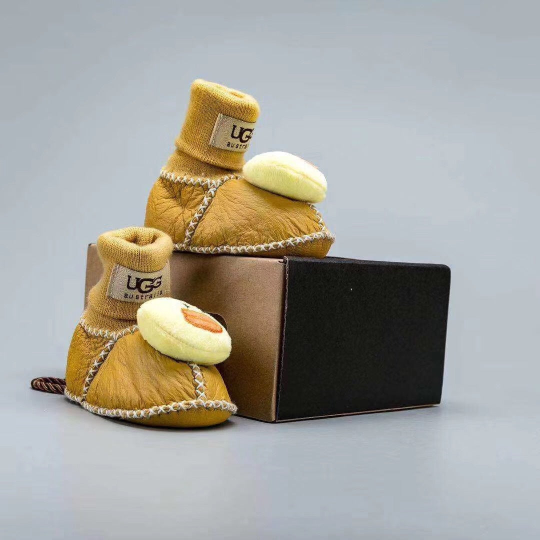 UGG Style Baby Shoes – Genuine Sheepskin Fur-Lined | 23 Colors
