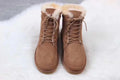 097 Versatile Fur-Lined Martin Boots – Chestnut