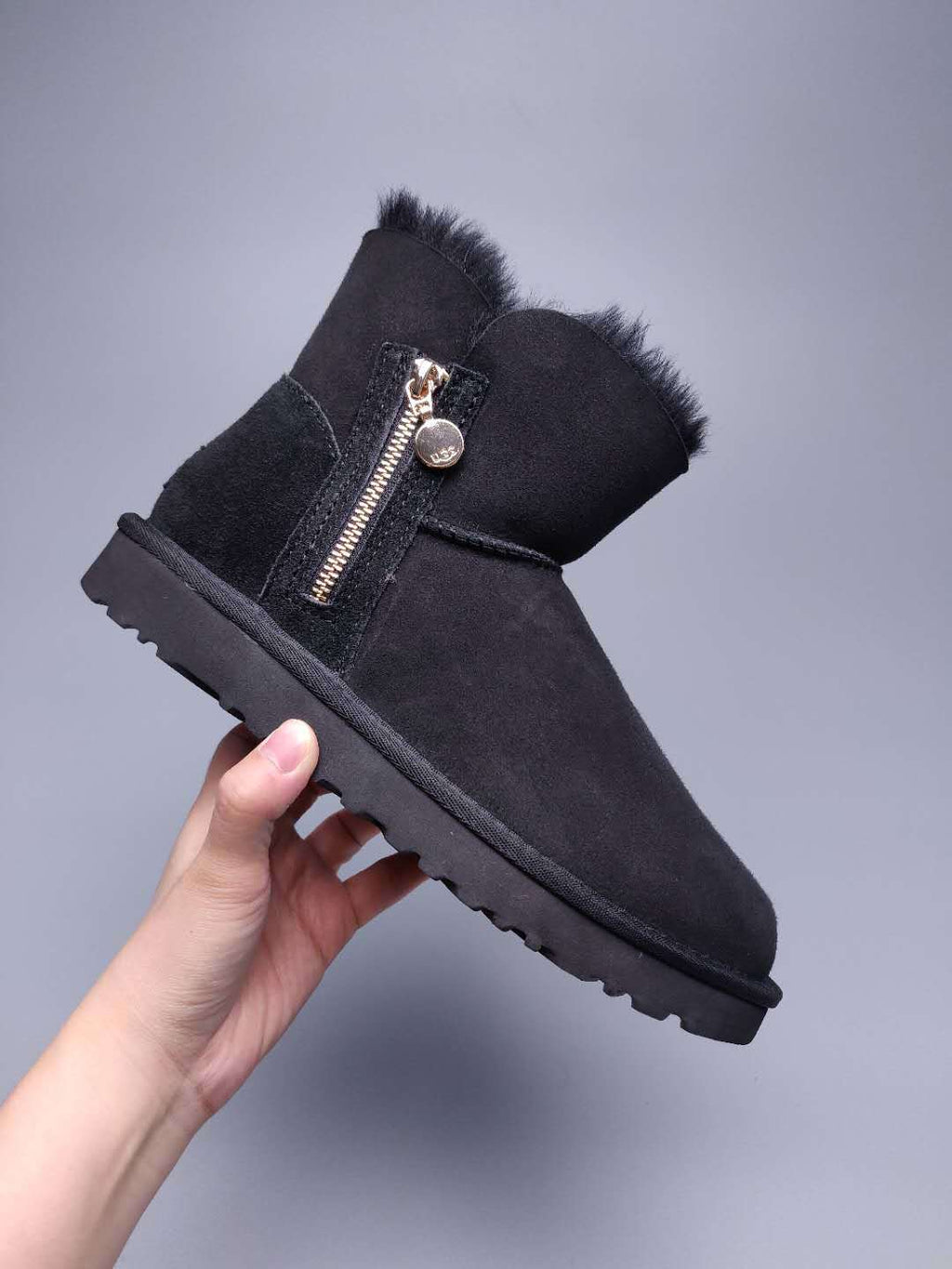 2481 Side-Zip Ankle Boots – Black (In Stock)