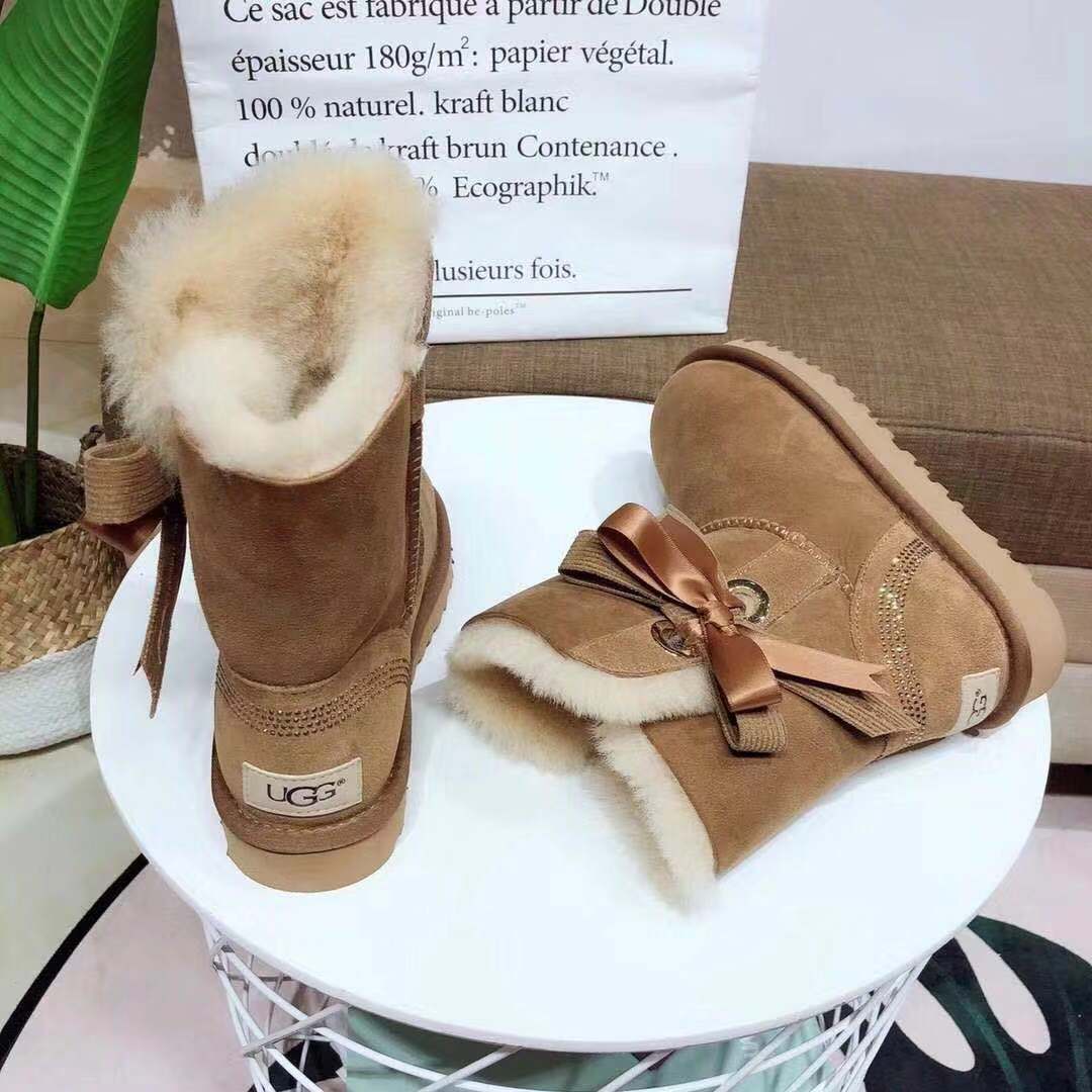 6186 Premium Fur-Lined Shoes – Chestnut
